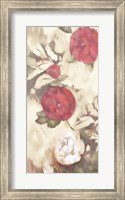 Framed Ikat Rose III