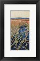 Framed Pastel Wetlands I