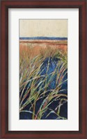 Framed Pastel Wetlands I