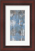 Framed Harlequin Blue I