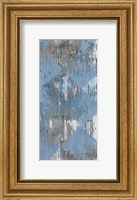 Framed Harlequin Blue II