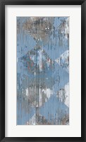 Harlequin Blue II Framed Print