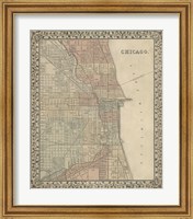 Framed Plan of Chicago