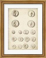 Framed Antique Roman Coins II