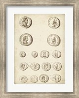 Framed Antique Roman Coins II