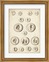 Framed Antique Roman Coins III