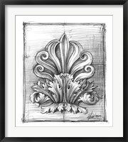 Framed Non-Embellished Decorative Ornament I