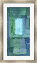 Framed Blue Patch I