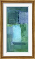 Framed Blue Patch II