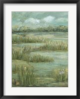 Framed Green Meadows I