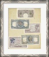 Framed Antique Currency II