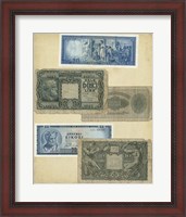 Framed Antique Currency III