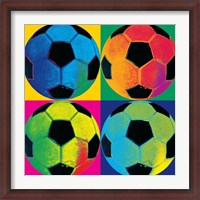 Framed Ball Four-Soccer