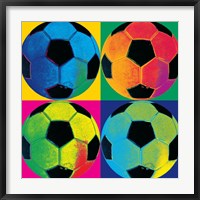 Framed Ball Four-Soccer