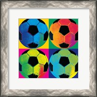 Framed Ball Four-Soccer