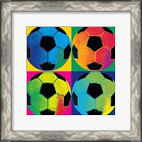 Framed Ball Four-Soccer