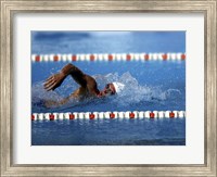 Framed US Navy Swimmer