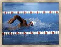 Framed US Navy Swimmer