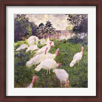 Framed Turkeys at the Chateau de Rottembourg, Montgeron, 1877