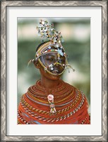 Framed Portrait of a teenage girl smiling, Kenya