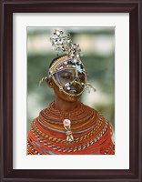 Framed Portrait of a teenage girl smiling, Kenya
