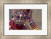 Framed Portrait of a Samburu maiden