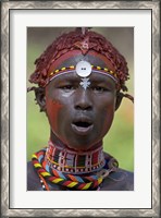 Framed Portrait of a Samburu tribal