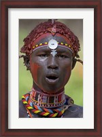 Framed Portrait of a Samburu tribal