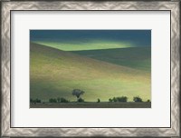 Framed Panoramic view of hill, Ngorongoro Crater, Arusha Region, Tanzania