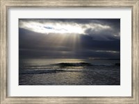 Framed Sun Shining through Dark Clouds, Lady's Cove, The Copper Coast, County Waterford, Ireland