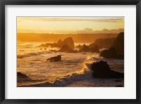 Framed Westerly View, From Bunmahon, The Copper Coast, County Waterford, Ireland
