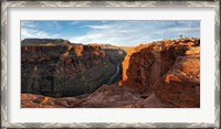 Framed River passing through mountains, Toroweap Point, Grand Canyon, Grand Canyon National Park, Arizona, USA
