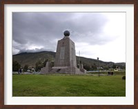 Framed Middle of the World Monument, Mitad Del Mundo, Quito, Ecuador