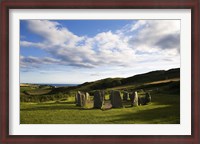 Framed Drombeg Stone Circle, Near Glandore, County Cork, Ireland