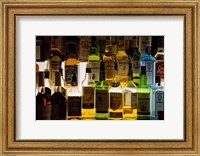 Framed Bottles of Liquor, De Luan's Bar, Ballydowane, County Waterford, Ireland