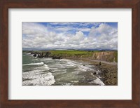 Framed Ballydowane Cove on the Copper Coast, County Waterford, Ireland