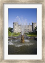 Framed Kilkenny Castle - rebuilt in the 19th Century, Kilkenny City, County Kilkenny, Ireland