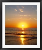 Framed Sunrise over the sea