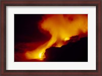 Framed Lava from an Erupting Volcano, Big Island, Hawaii