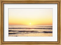 Framed Sunset over Sea