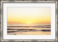 Framed Sunset over Sea