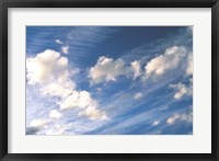 Framed Clouds in a Blue Sky