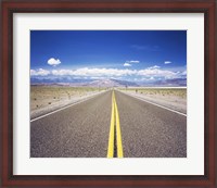 Framed Highway 6 passing through a desert, Esmeralda County, Nevada, USA