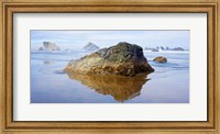 Framed Rock formations in the sea, Bandon, Oregon, USA