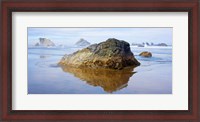 Framed Rock formations in the sea, Bandon, Oregon, USA