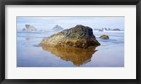 Framed Rock formations in the sea, Bandon, Oregon, USA