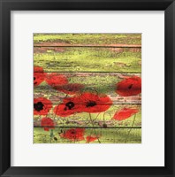 Framed Red Poppies 1