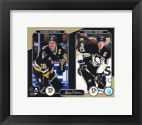 Framed Mario Lemieux & Sidney Crosby Legacy Collection