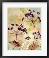 Framed Plum Silhouetter Ii