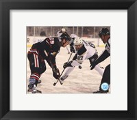 Framed Jonathan Toews & Sidney Crosby 2014 NHL Stadium Series Action